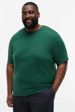 regular T-shirt Plus Size donkergroen