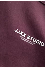 thumbnail: JJXX T-shirt met tekst - donkerrood