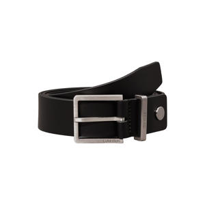 leren riem Casual zwart