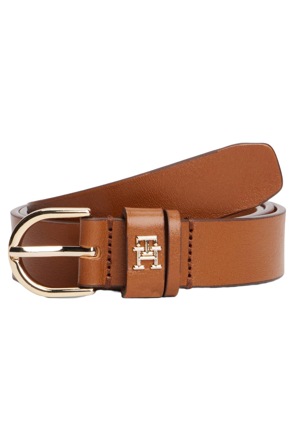 Tommy Hilfiger leren riem Essential Effortless cognac
