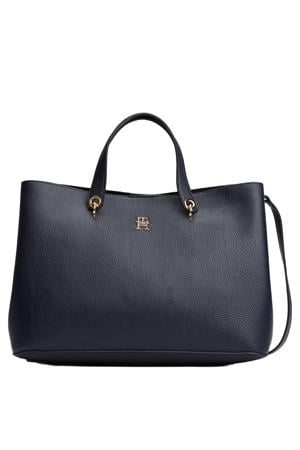 handtas TH Emblem donkerblauw