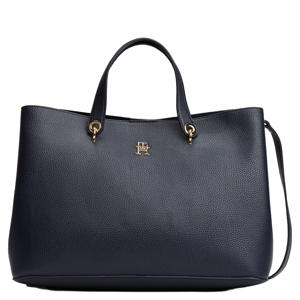handtas TH Emblem donkerblauw