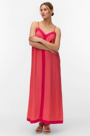 maxi jurk roze