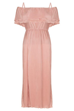 off shoulder jurk oudroze