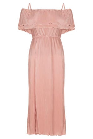 off shoulder jurk oudroze