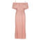 Freebird off shoulder jurk oudroze