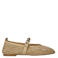 Inuovo ballerina's met sierstenen beige