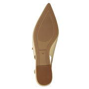 thumbnail: Inuovo leren slingback loafers lichtgeel