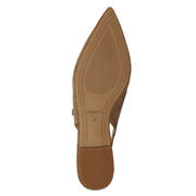 thumbnail: Inuovo suède slingback loafers met kraaltjes bruin