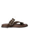 Inuovo suède slippers bruin