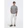 ONLY & SONS relaxed T-shirt grijs