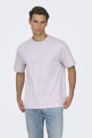 relaxed T-shirt lila