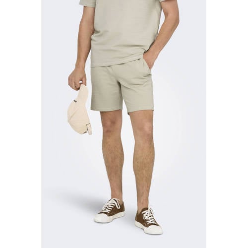 ONLY & SONS ONSKIAN straight casual short beige afbeelding