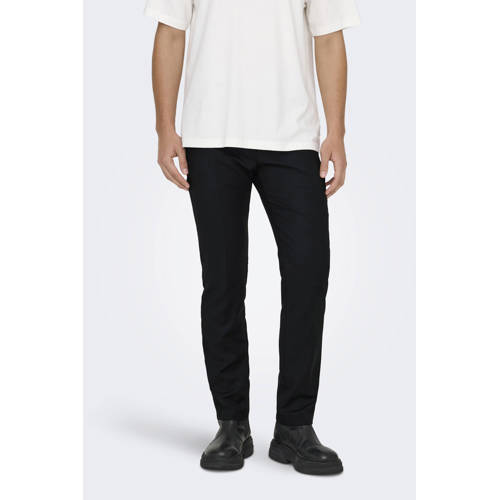 ONLY & SONS ONSKYLE super slim pantalon zwart afbeelding