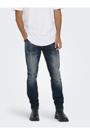 ONSLOOM slim fit jeans donkerblauw