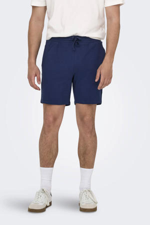 ONSKIAN straight casual short donkerblauw