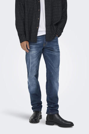 ONSWEFT regular fit jeans Dark Blue Denim