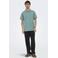 ONLY & SONS regular polo turqoise