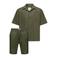 ONLY & SONS regular casual overhemd met short olijfgroen