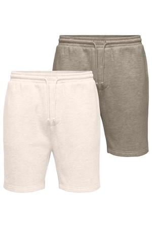 ONSCHASE regular sweatshort multi - (set van 2)