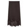 VERO MODA midi rok donkerbruin