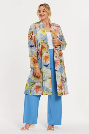 gebloemde kimono multi