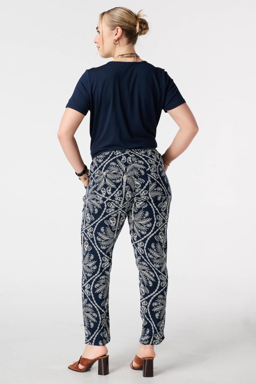 MS Mode straight regular waist broek