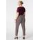 MS Mode straight regular waist broek rood