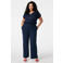MS Mode bouclé top donkerblauw