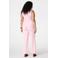MS Mode slim regular waist pantalon lichtroze