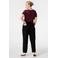 MS Mode straight regular waist broek zwart