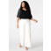 MS Mode gebloemde top zwart broderie