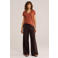 WE Fashion T-shirt met linnen terra