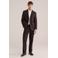 WE Fashion regular pantalon donkerbruin
