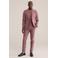 WE Fashion regular pantalon met linnen roze