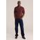 WE Fashion regular polo donkerrood