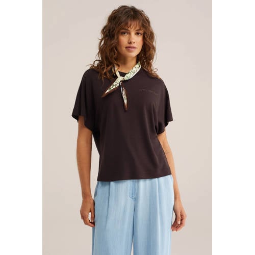 WE Fashion T-shirt bruin afbeelding
