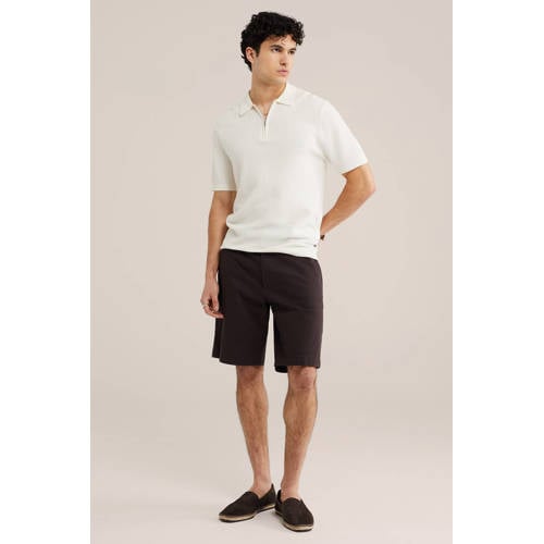 WE Fashion regular polo ecru afbeelding