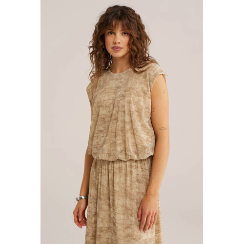 WE Fashion top beige afbeelding