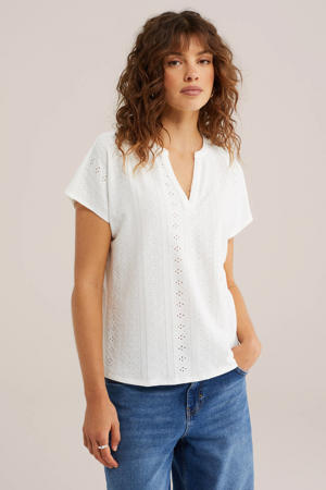top wit broderie