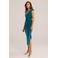 WE Fashion midi jurk blauw