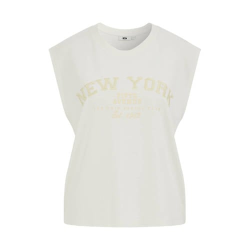 WE Fashion top wit afbeelding