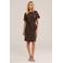 WE Fashion zomerjurk bruin
