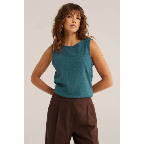 WE Fashion top blauw afbeelding