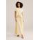 WE Fashion midi rok lichtgeel