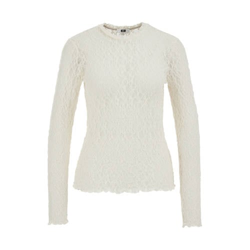 WE Fashion top antiek cremewit afbeelding