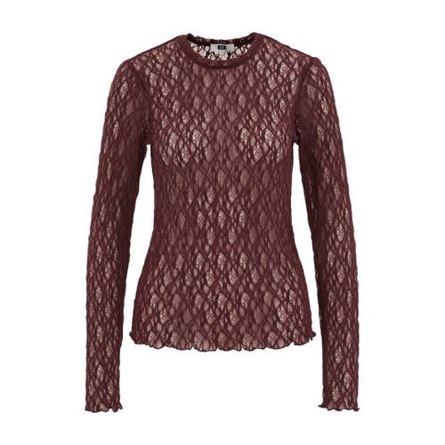 WE Fashion top donkerrood afbeelding