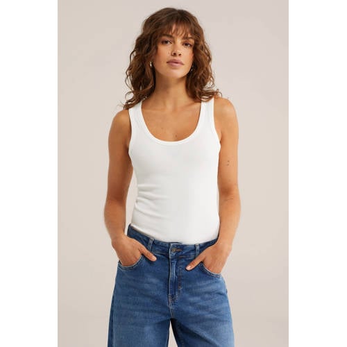 WE Fashion top wit afbeelding