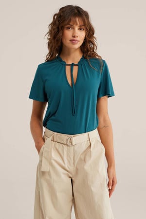 top blauw