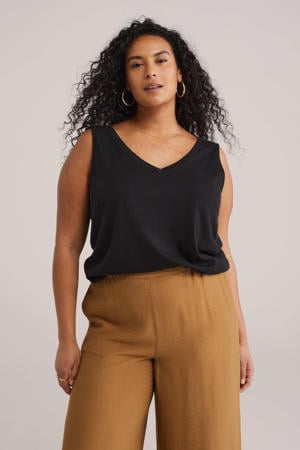 top zwart